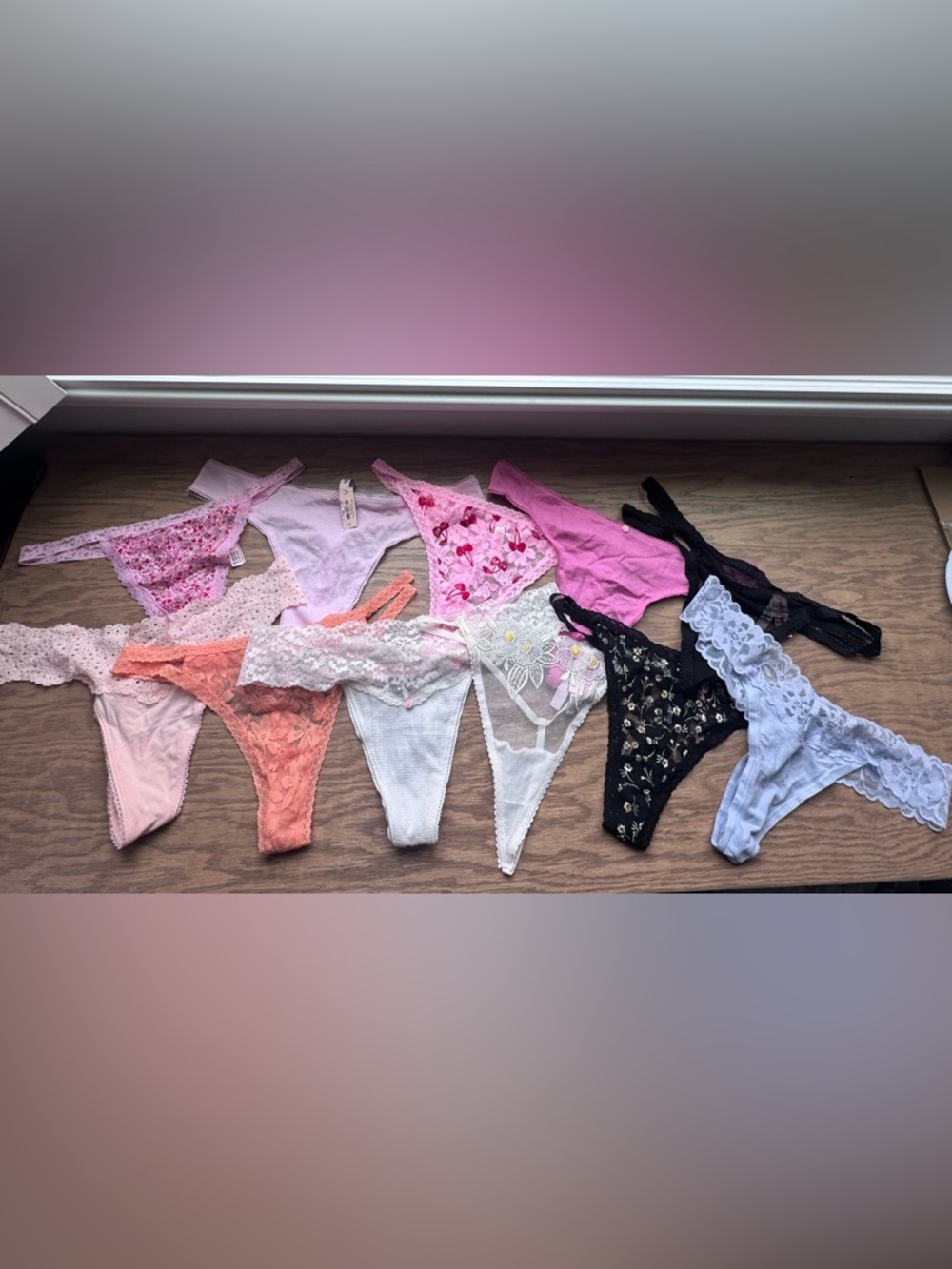 Victoria’s Secret Thong/V-String Bundle (11 pieces)
